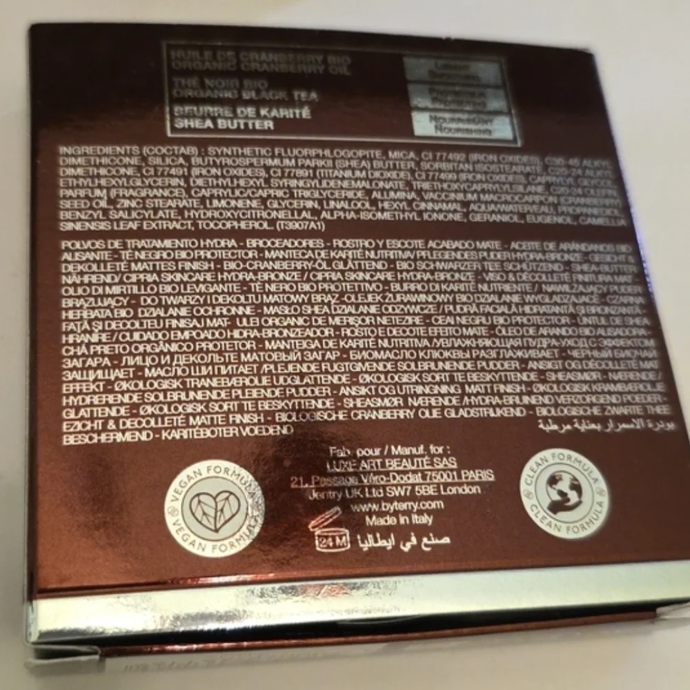 By Terry Tea to Tan Sun Powder 3 TAN BRONZE. PRICE IS FIRM, TY